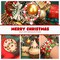 Christmas Beads for Bracelets, 500Pcs Pony Beads Kit with Christmas Tree Snowflake Charms Xmas Party Decor Red Green Assorted Beads Gifts for Girls Kids DIY Jewelry Making Crafts Stocking Stuffers